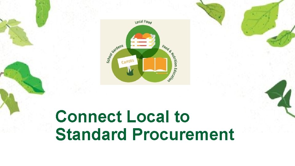 Connect Local to Standard Procurement 