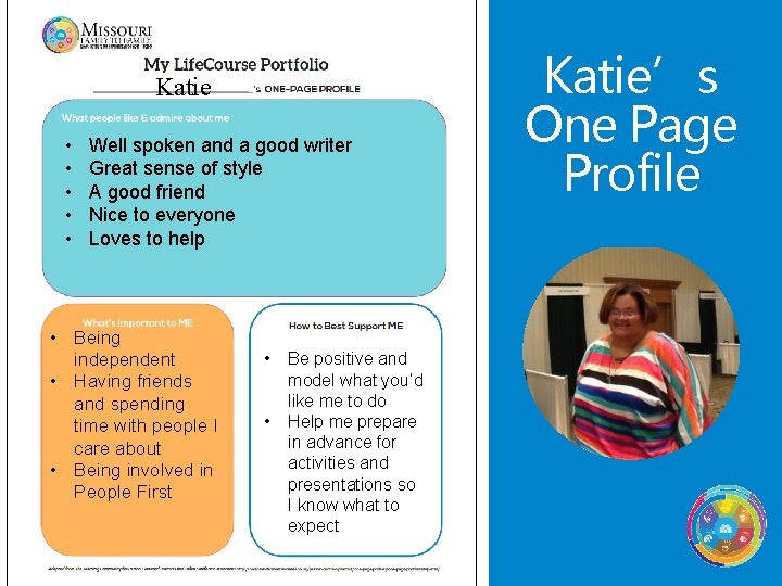 Katie • • • Well spoken and a good writer Great sense of style