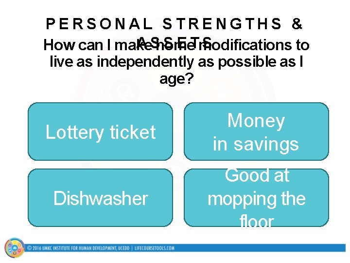 PERSONAL STRENGTHS & A Shome S E Tmodifications S How can I make to