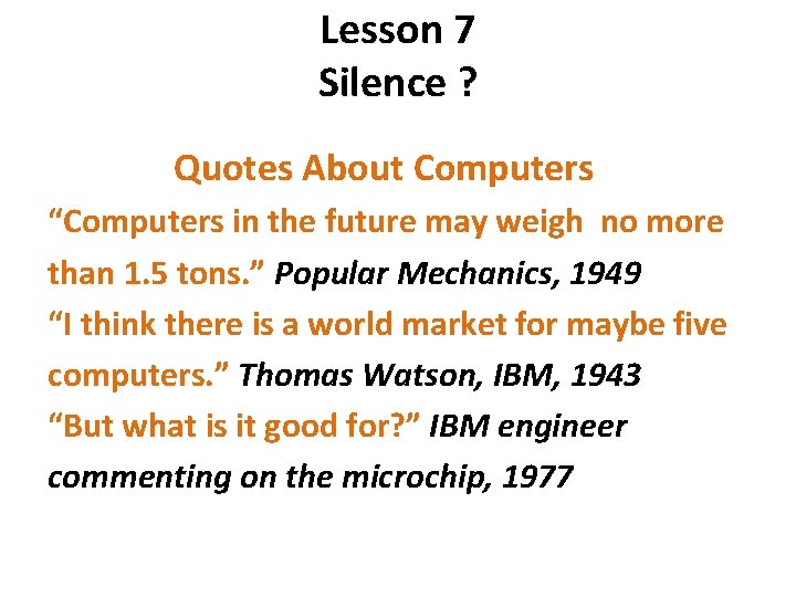 Quote About Computer Lesson Wednesday Night Bible Class Dan Fuller Lesson 7