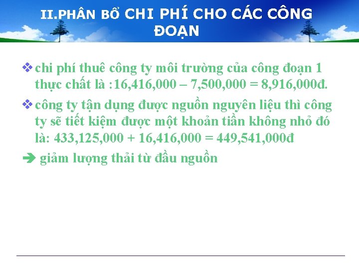 II. PH N BỔ CHI PHÍ CHO CÁC CÔNG ĐOẠN v chi phí thuê