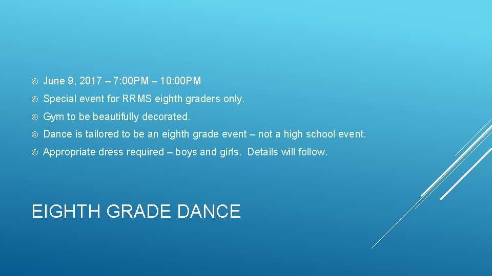  June 9, 2017 – 7: 00 PM – 10: 00 PM Special event