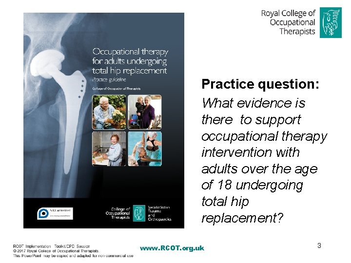 Practice question: What evidence is there to support occupational therapy intervention with adults over