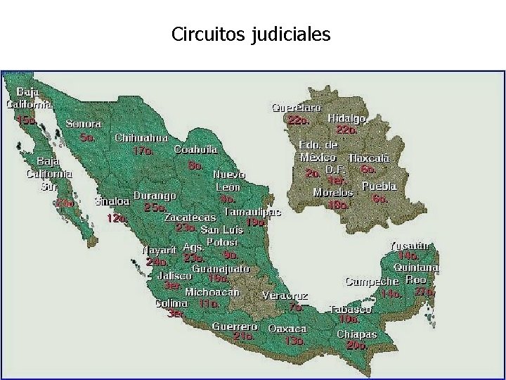 Circuitos judiciales 