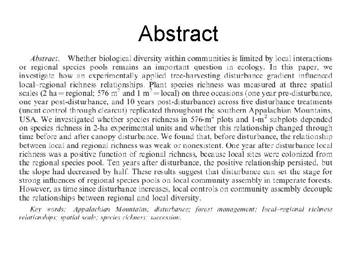 Issues Abstract Paper Discussion Why and how to read or