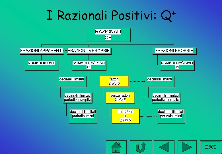 I Razionali Positivi: Q+ ESCI 