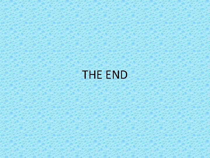 THE END 