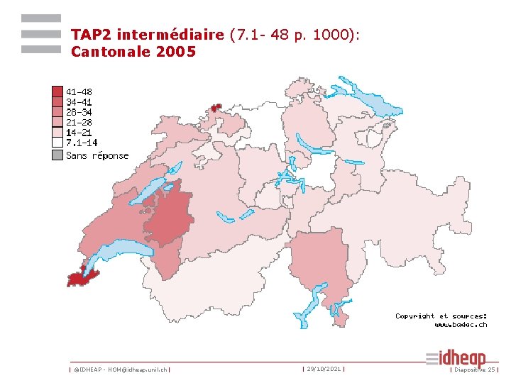 TAP 2 intermédiaire (7. 1 - 48 p. 1000): Cantonale 2005 | ©IDHEAP -