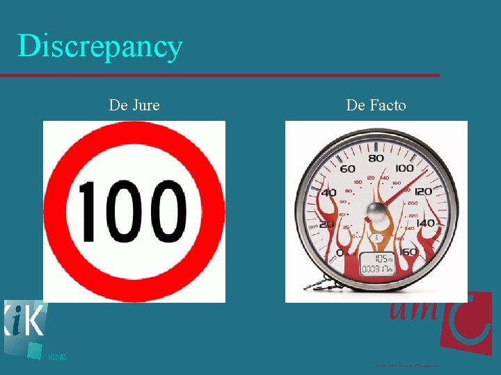 Discrepancy De Jure De Facto 