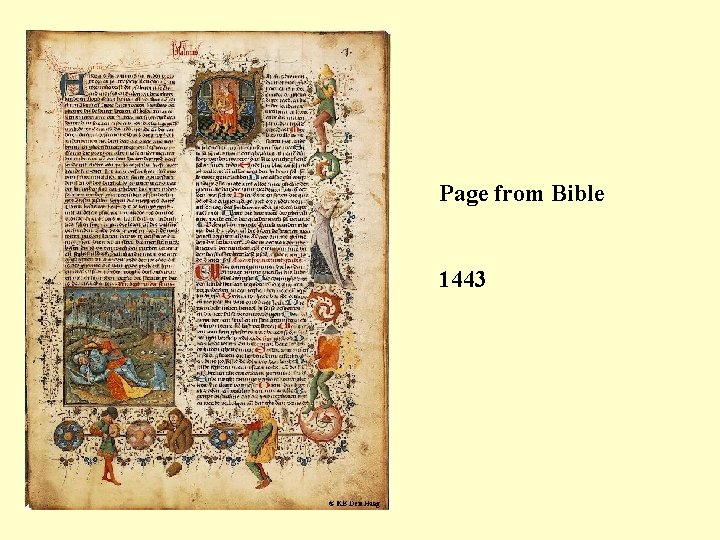 Page from Bible 1443 