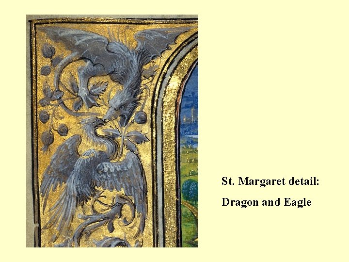 St. Margaret detail: Dragon and Eagle 