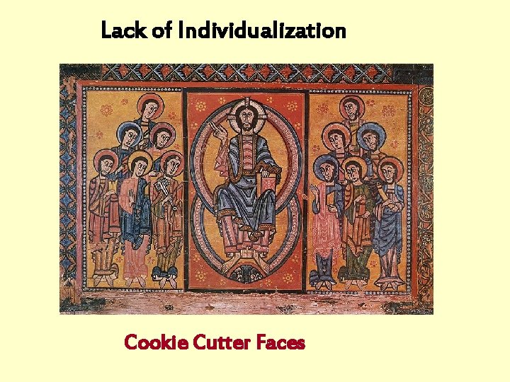 Lack of Individualization Cookie Cutter Faces 