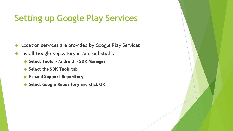 Mobile Programming Location Based Services I OVERVIEW Introduction