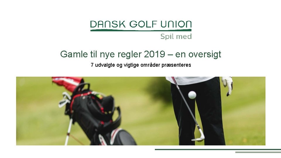 Gamle til nye regler 2019 – en oversigt 7 udvalgte og vigtige områder præsenteres