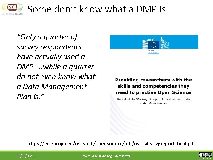 Some don’t know what a DMP is “Only a quarter of survey respondents have