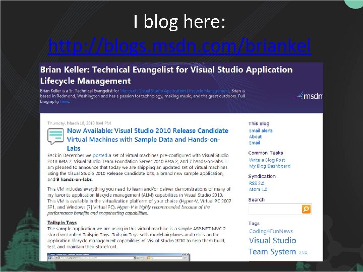 Dive into Application Lifecycle Management with Visual Studio