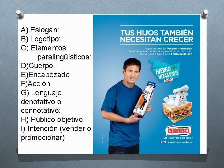 EL ANUNCIO PUBLICITARIO Caractersticas externas e internas ACTIVIDAD