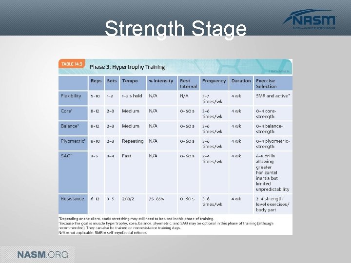 Strength Stage 