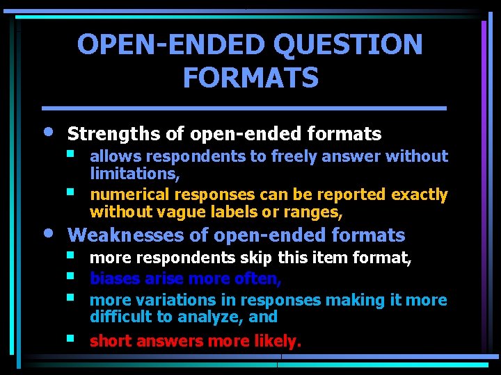 THE BASICS OF CRAFTING GOOD QUESTIONS Damon Burton