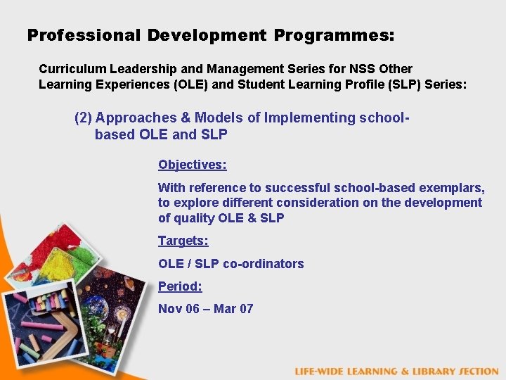 Professional Development Programmes Curriculum Leadership and ...