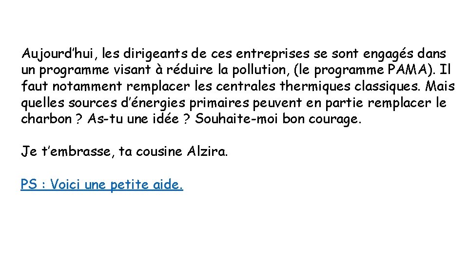 Aujourd’hui, les dirigeants de ces entreprises se sont engagés dans un programme visant à