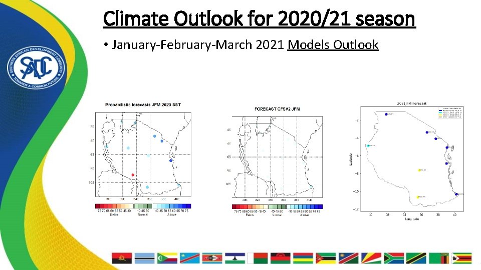 Climate Outlook for 2020/21 season • January-February-March 2021 Models Outlook 