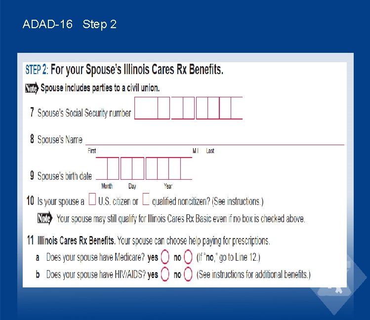 ADAD-16 Step 2 