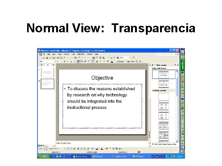 Normal View: Transparencia 