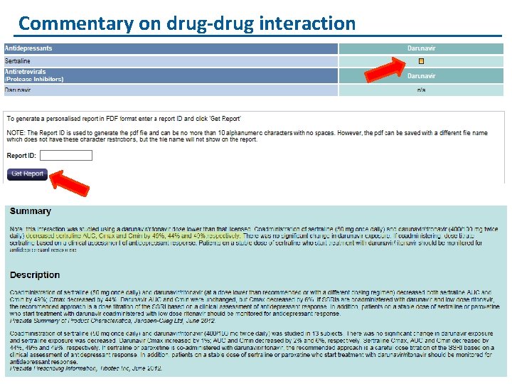 Commentary on drug-drug interaction 