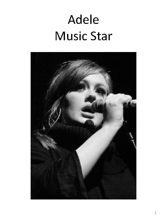 Adele Music Star 1 