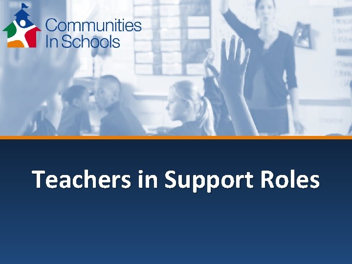 Teachers in Support Roles 