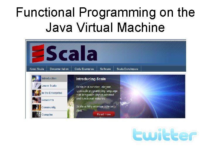 Functional Programming on the Java Virtual Machine 