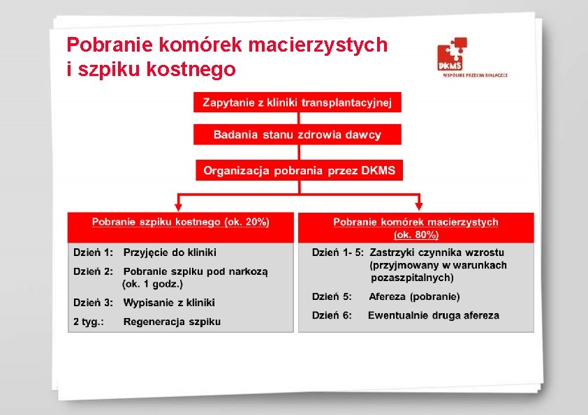 Pobranie komórek macierzystych i szpiku kostnego 