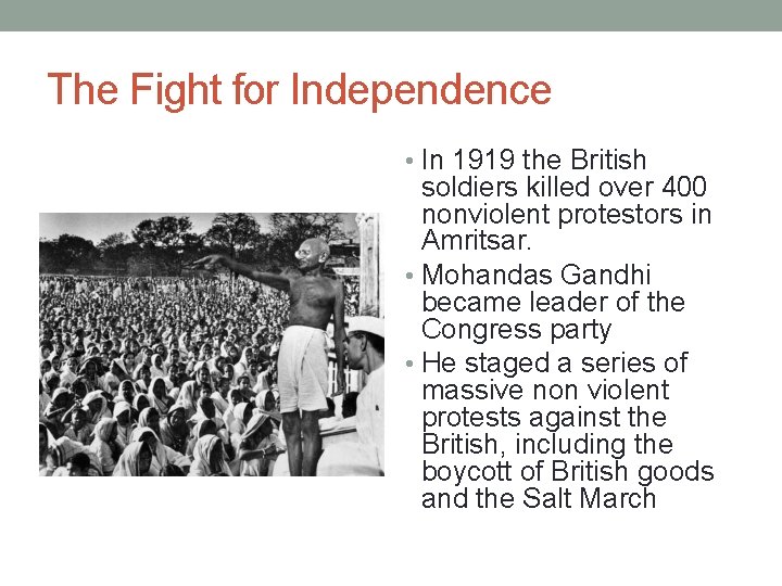 BRITISH IMPERIALISM IN INDIA and the Struggle for