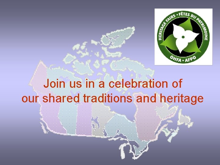 Join us in a celebration of our shared traditions and heritage 