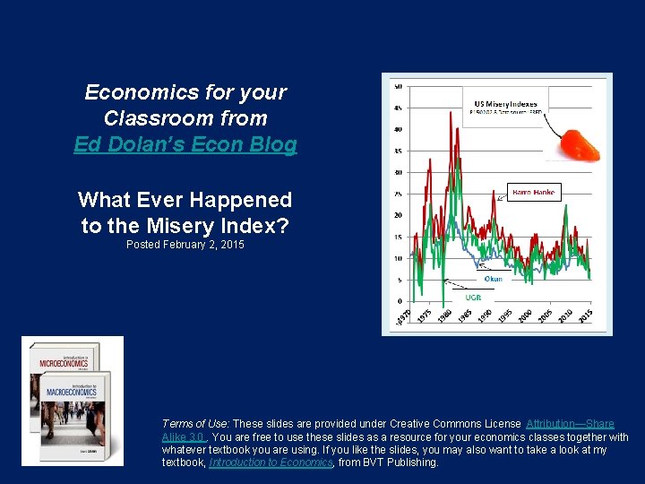 Economics for your Classroom from Ed Dolans Econ