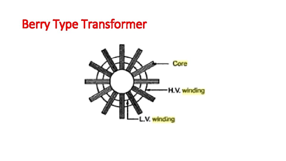 Berry Type Transformer 