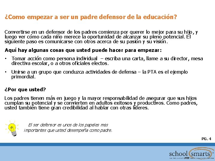 ¿Como empezar a ser un padre defensor de la educación? Convertirse en un defensor