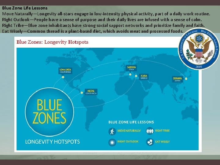 Blue Zone Life Lessons Move Naturally—Longevity all-stars engage in low-intensity physical activity, part of