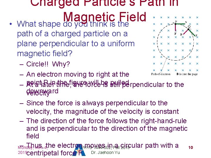  • Charged Particle’s Path in Magnetic Field What shape do you think is