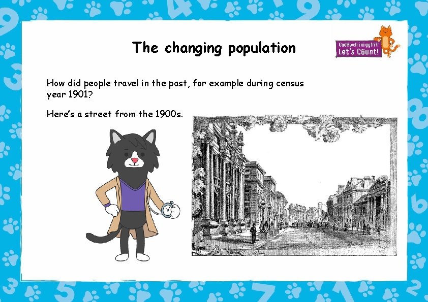 The changing population How did people travel in the past, for example during census