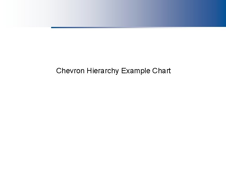 Chevron Hierarchy Example Chart 