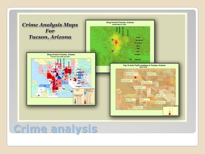 Crime analysis 