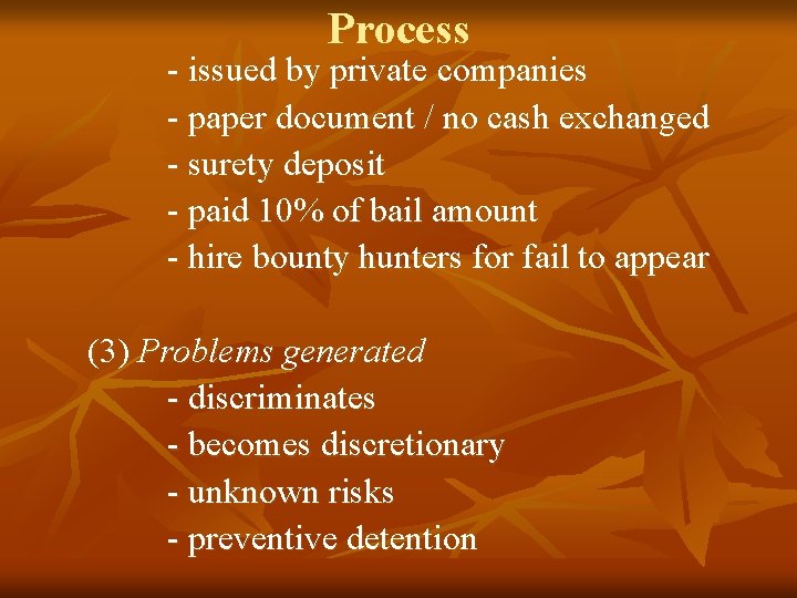 Process - issued by private companies - paper document / no cash exchanged -