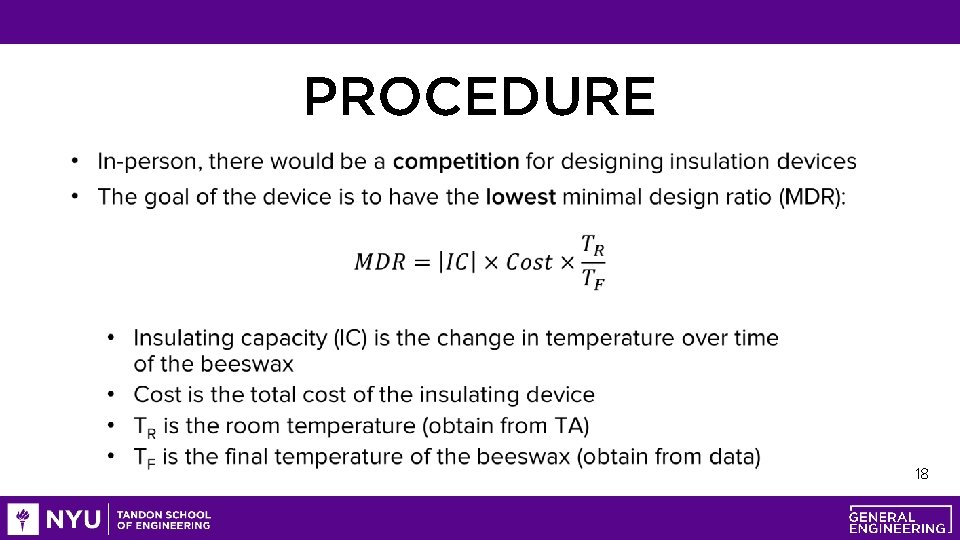 PROCEDURE 18 