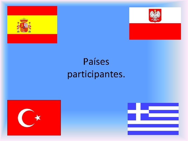 Países participantes. 