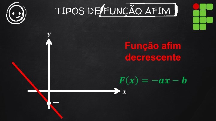 TIPOS DE FUNÇÃO AFIM 
