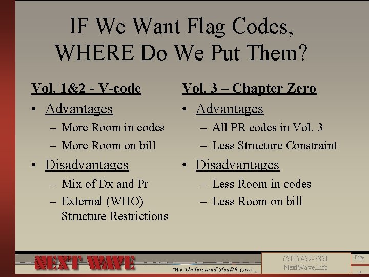 IF We Want Flag Codes, WHERE Do We Put Them? Vol. 1&2 - V-code