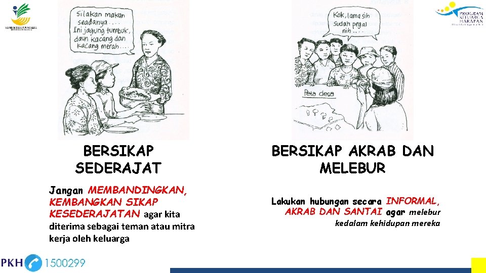 BERSIKAP SEDERAJAT Jangan MEMBANDINGKAN, KEMBANGKAN SIKAP KESEDERAJATAN agar kita diterima sebagai teman atau mitra