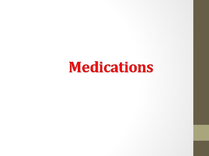 Medications 